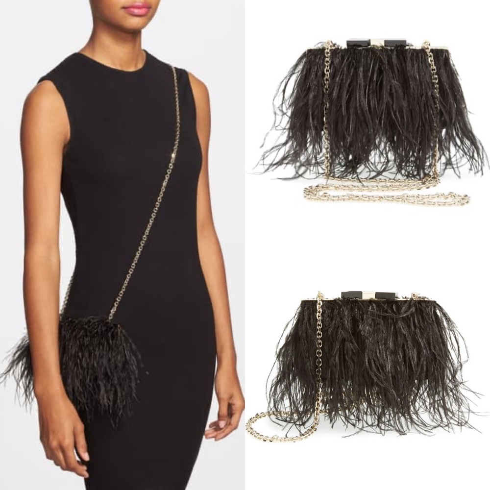 Kate Spade Evening Belles Feather Mimi Crossbody